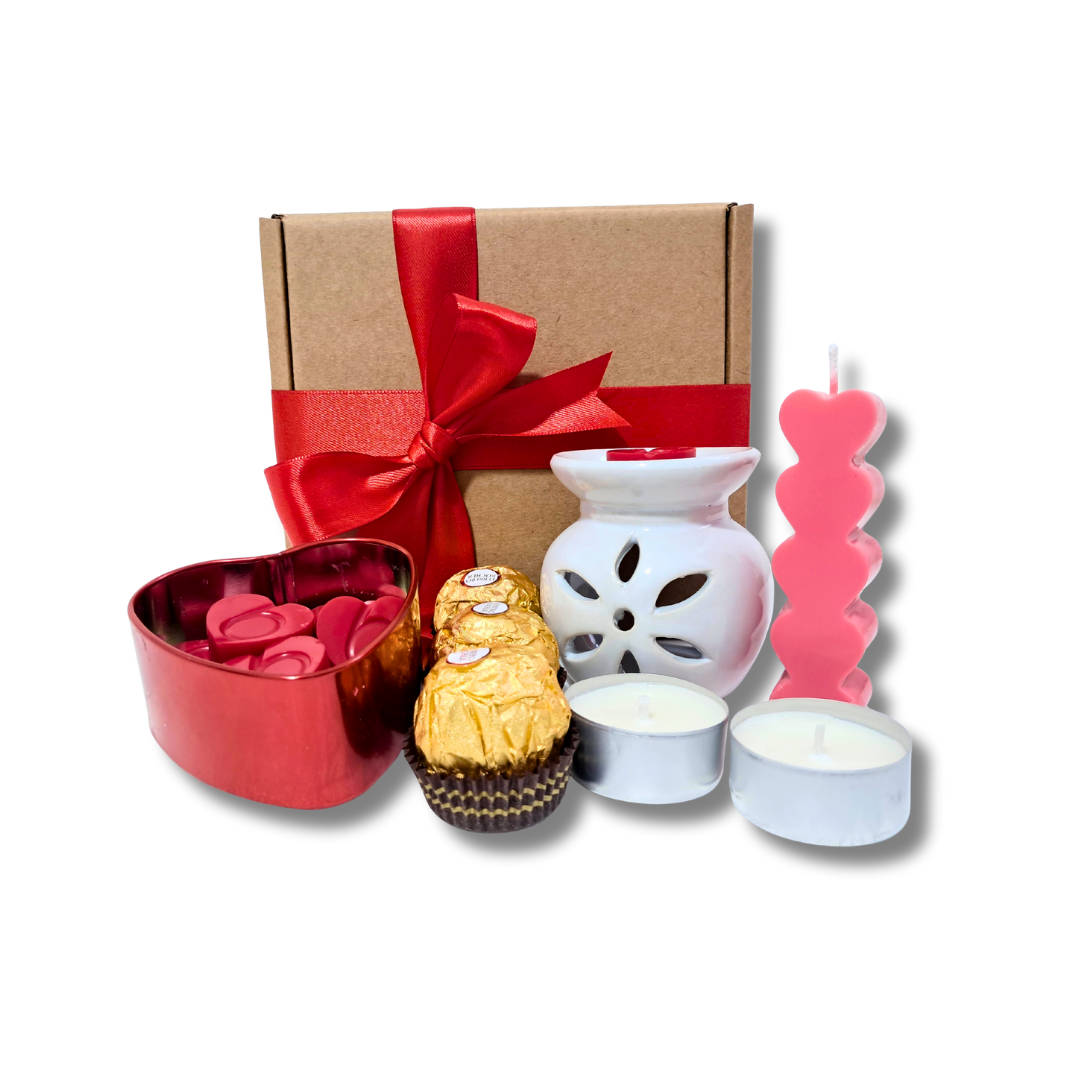 Mini BOX AMOR de velas Aromáticas para San Valentín
