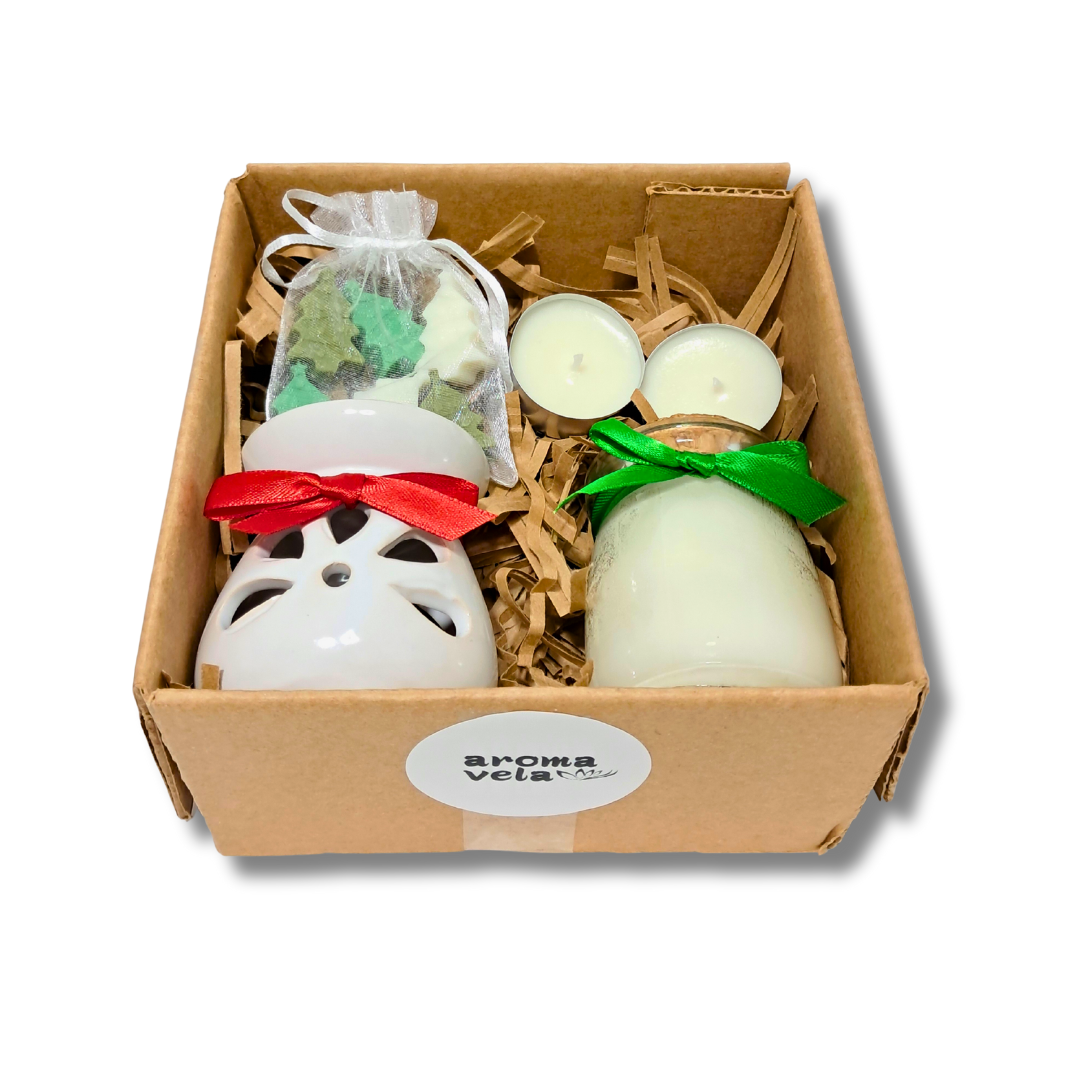 Mini BOX Navideño de velas Aromáticas