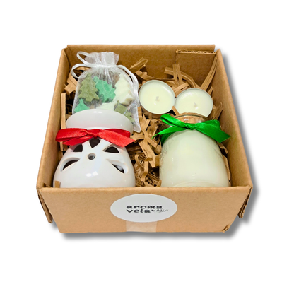 Mini BOX Navideño de velas Aromáticas
