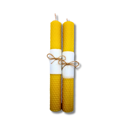 Velas de Miel - Cera de abeja natural 20 cm