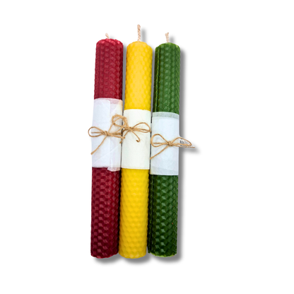 Velas de Miel - Cera de abeja natural 20 cm