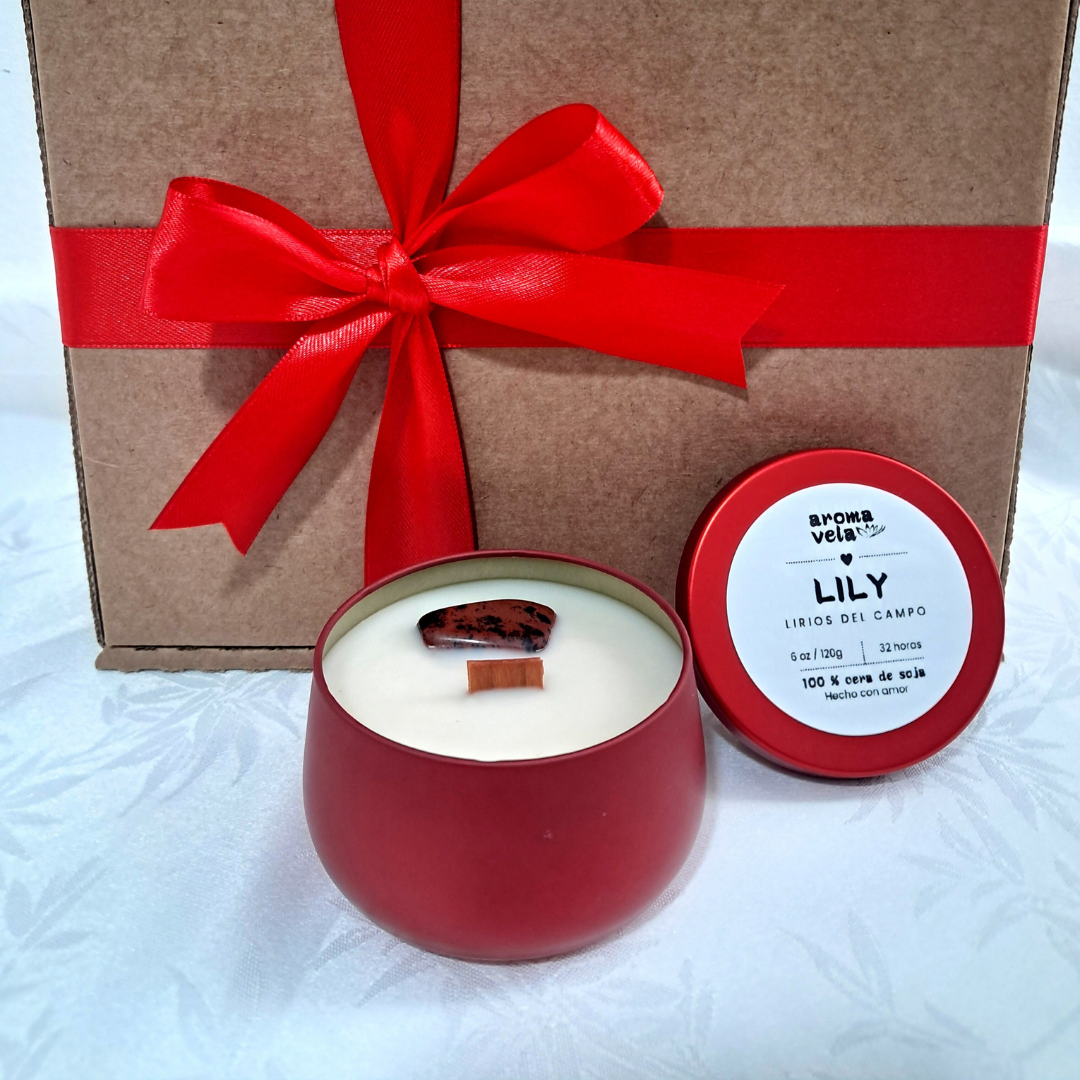 BOX AMOR de velas Aromáticas para San Valentín